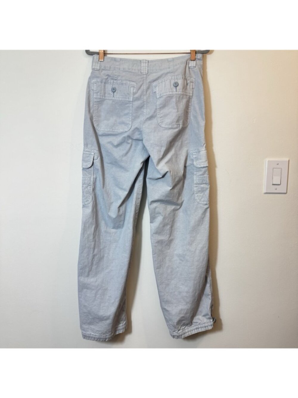 American Eagle Women’s Baggy Jogger Size 8 Cargo Pants Stretch Utility - Picture 4 of 8